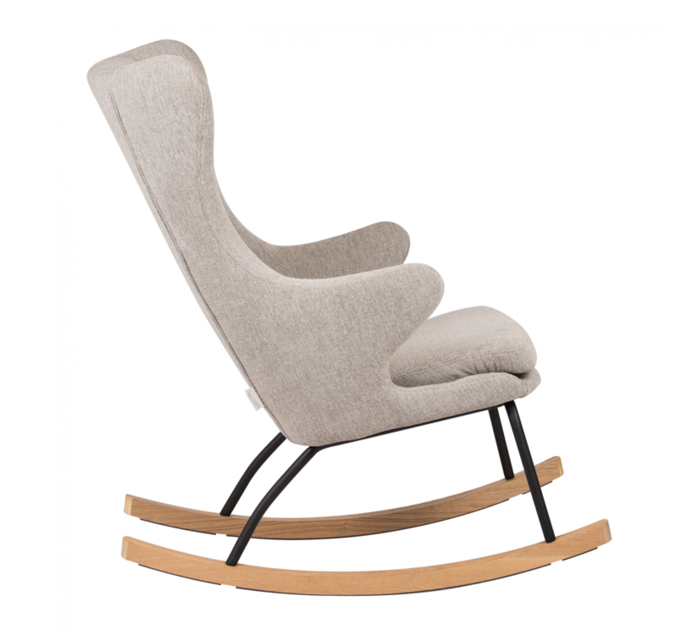 Beweren Migratie ontwerp Quax Rocking Adult Chair De Luxe Schommelstoel - Sand Grey bij Ba